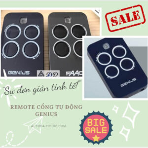 Giá làm Remote cổng tự động Genius