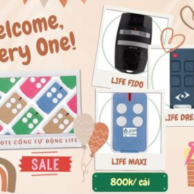 Giá chép Remote cổng tự động LIFE