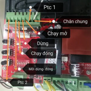 mạch motor cổng lùa tự động JG