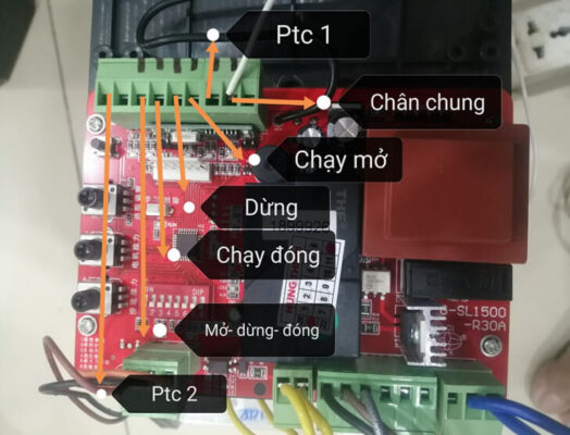 mạch motor cổng lùa tự động JG