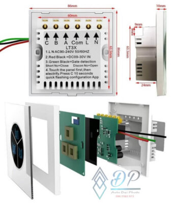 bộ điều khiển cổng qua điện thoại LT3X 1