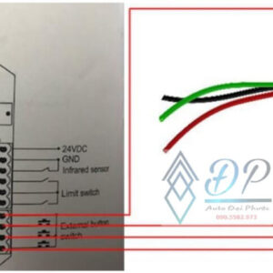 sơ đồ đấu dây bộ điều khiển cổng qua điện thoại LT3X