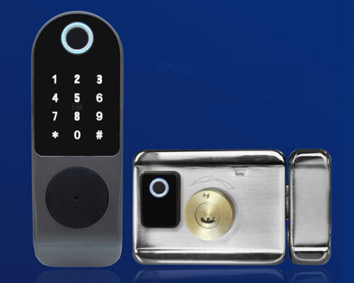 khoá vân tay cửa cổng
