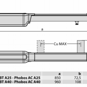 motor cánh tay đòn BFT_ PHOBOS AC 2