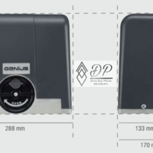 motor cổng lùa Genius - kích thước