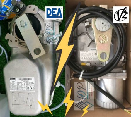 so sánh motor âm sàn DEA và V2