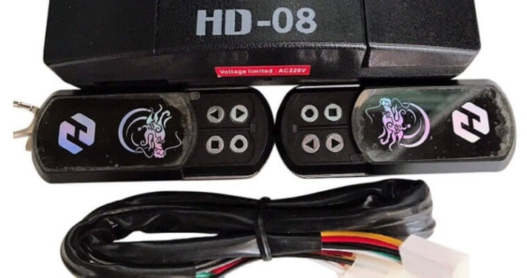 remote cửa cuốn HD-09 hình rồng 3