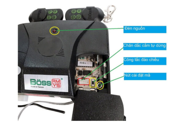 Hộp điều khiển cửa cuốn bossdoor