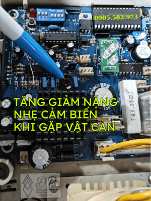 chỉnh cảm ứng lực cửa cuốn titadoor