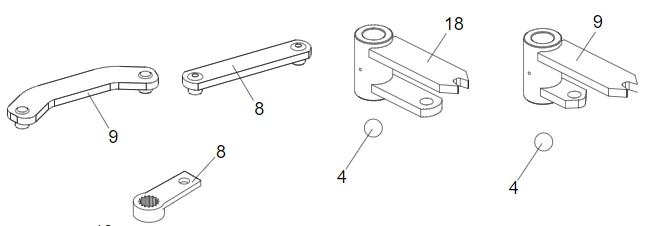 cơ cấu tay đong 140 độ 1