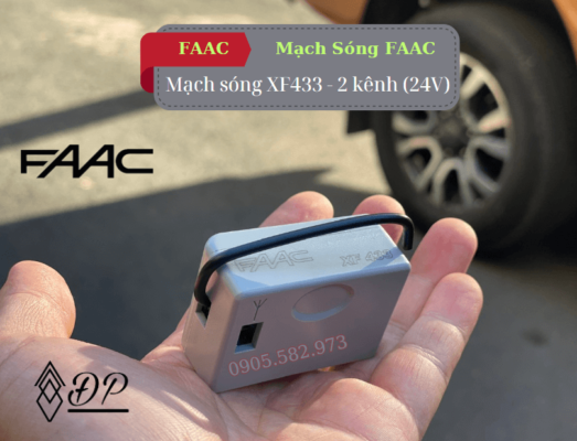 mạch nhận sóng XF433 motor FAAC 8