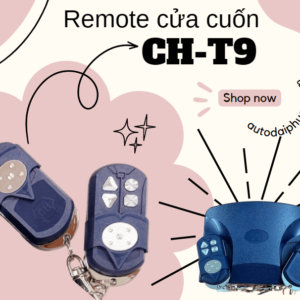 remote cửa cuốn CH T9