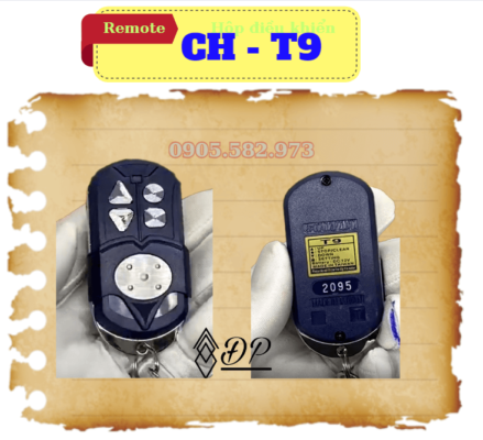 remote cửa cuốn CH- T9 (4)
