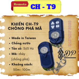 remote cửa cuốn CH- T9 (5)
