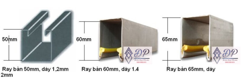 Bảng giá ray cửa cuốn Đài Loan