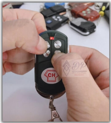 cách cài remote cửa cuốn mã nhảy CH V9
