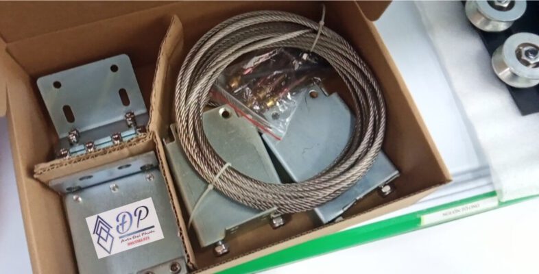 Bộ cơ cấu cổng lùa xếp telescopic
