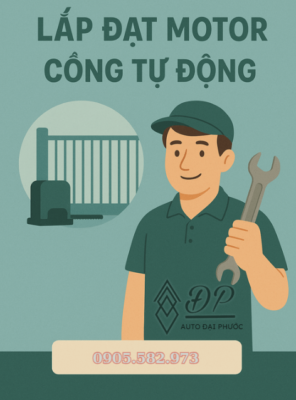Dịch vụ lắp đặt motor cổng