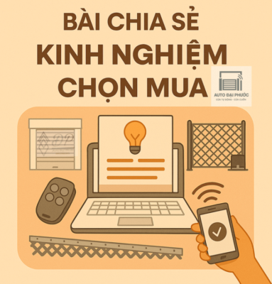 chia se kinh nghiệm chọn mua cửa cuốn, cửa kéo, motor cổng, remote cửa