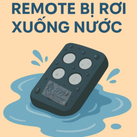 xử lý remote bị rơi nước