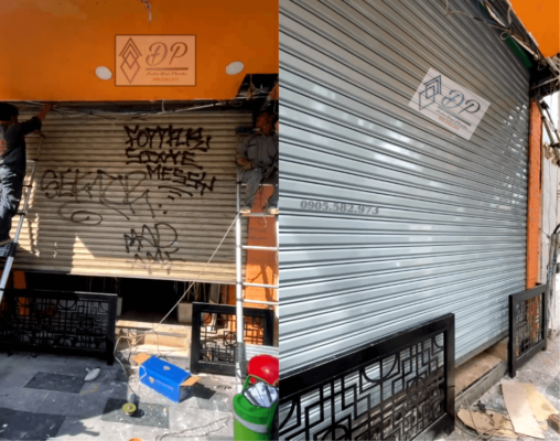 kết quả sau khi thi công