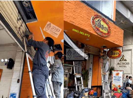 quá trình thay lá cửa cuốn đài loan