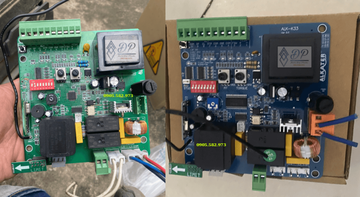 Mạch cổng lùa FARTER bản mới và cũ