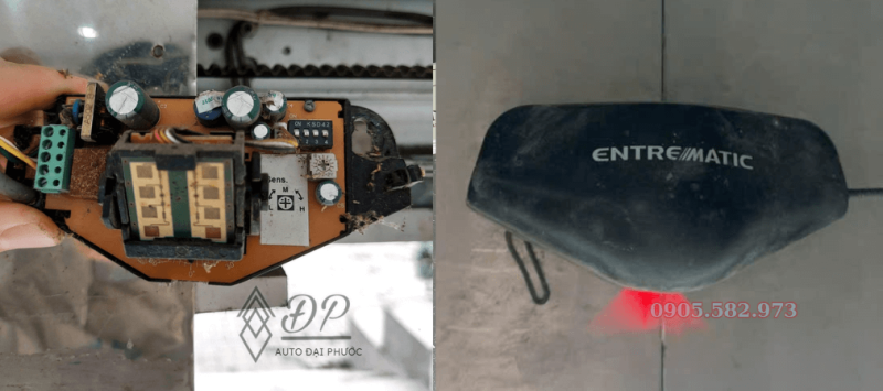 mắt thần cửa kính tự động ditec entrematic