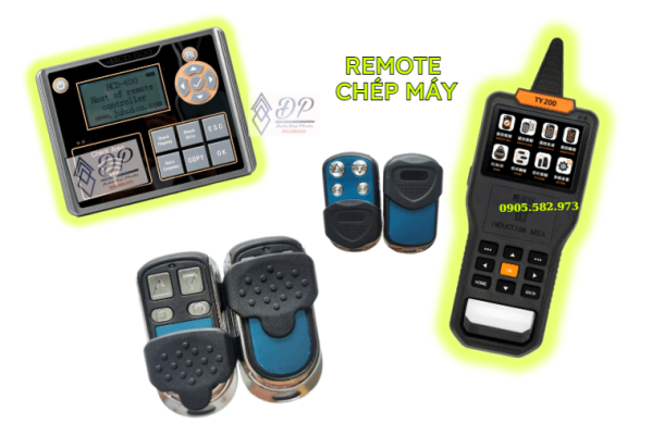 phân biệt remote cửa loại chép máy